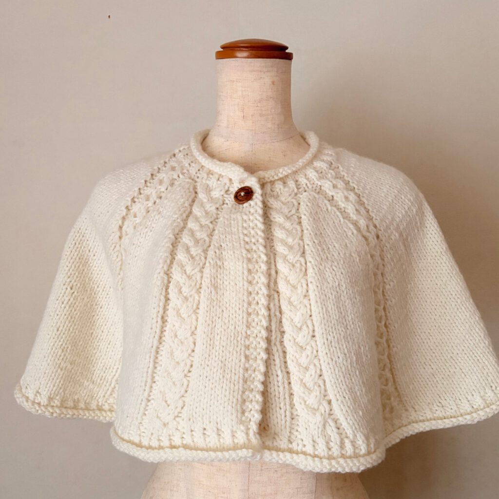 レッスン作品　ポンチョ前